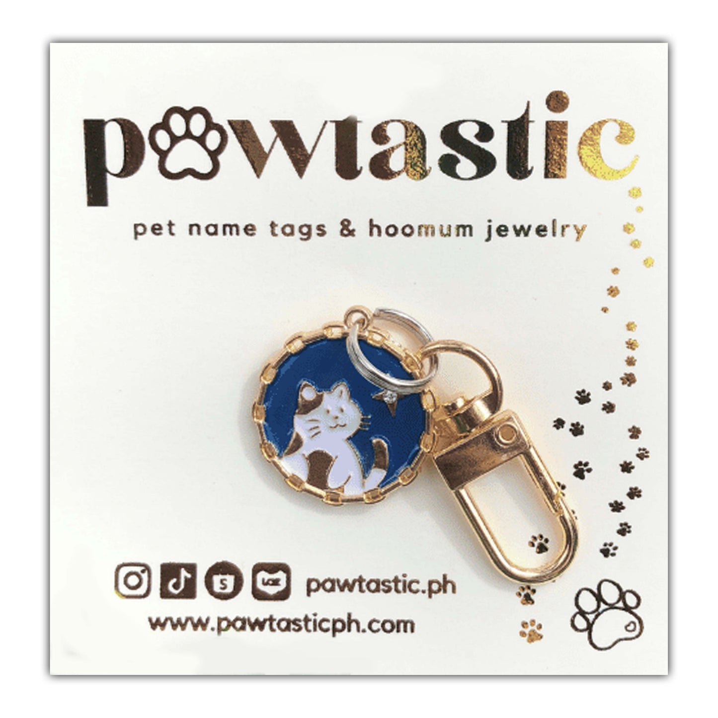 Pawtastic Keychain