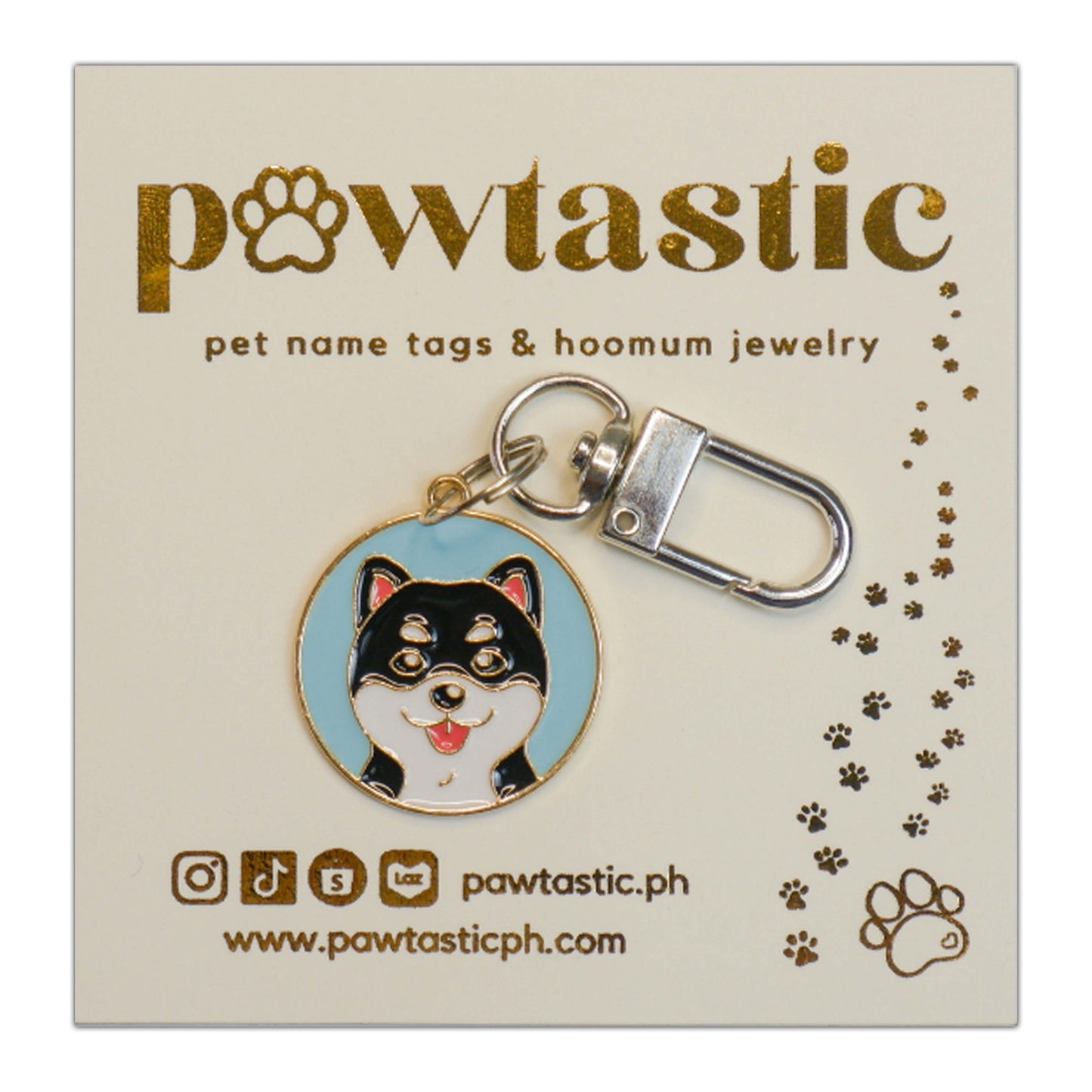 Pawtastic Keychain