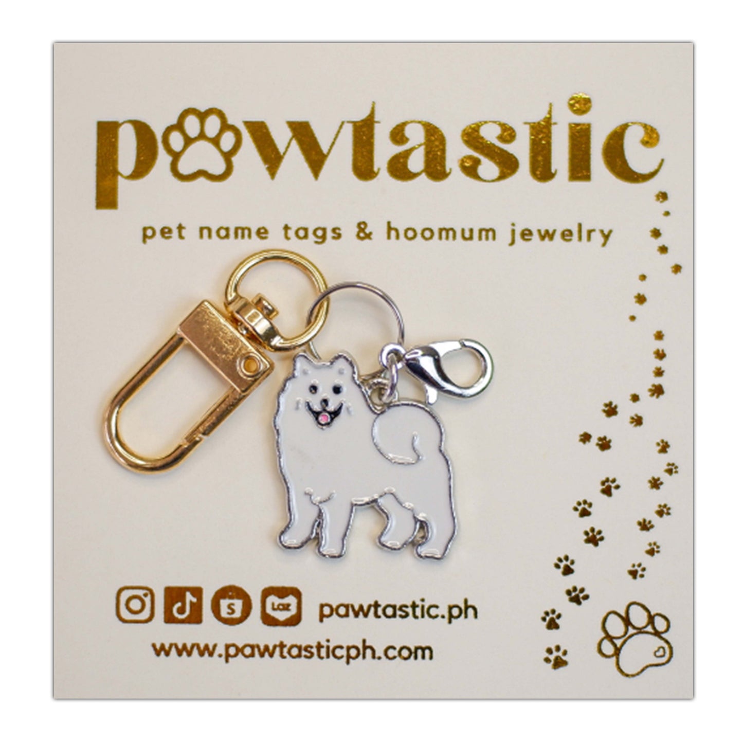 Pawtastic Keychain