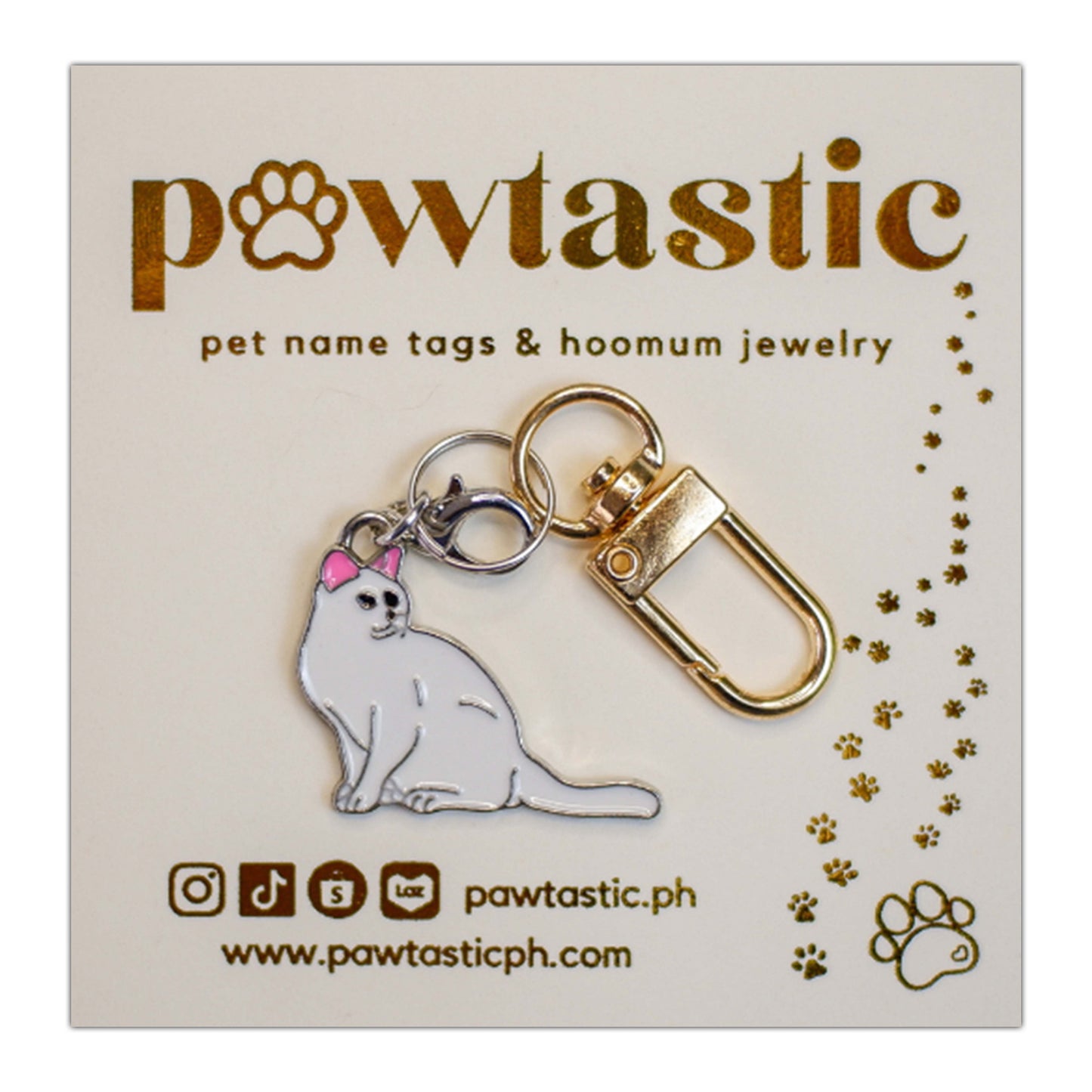 Pawtastic Keychain