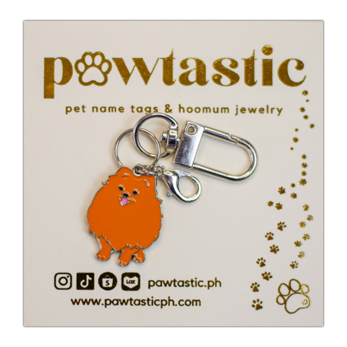 Pawtastic Keychain