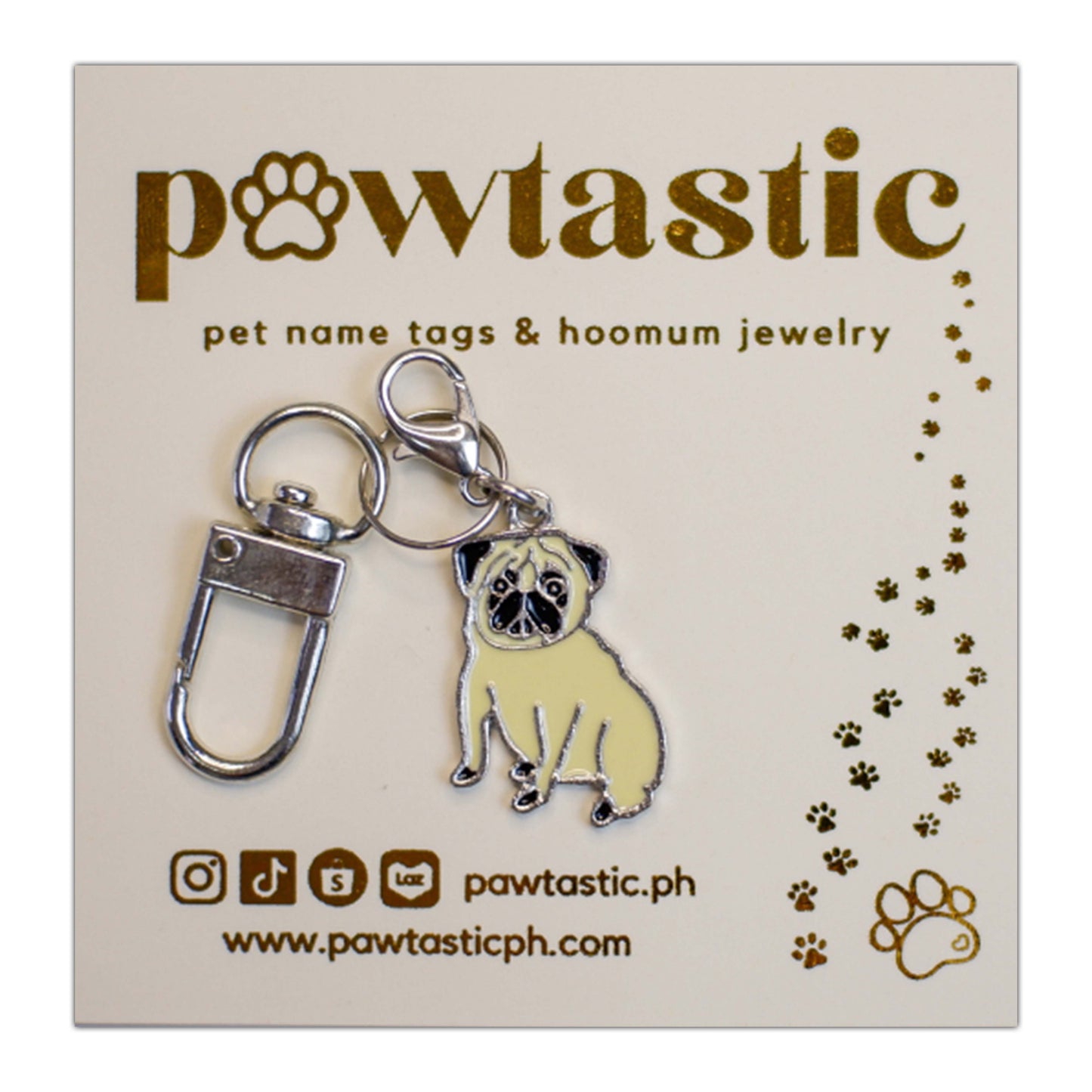 Pawtastic Keychain