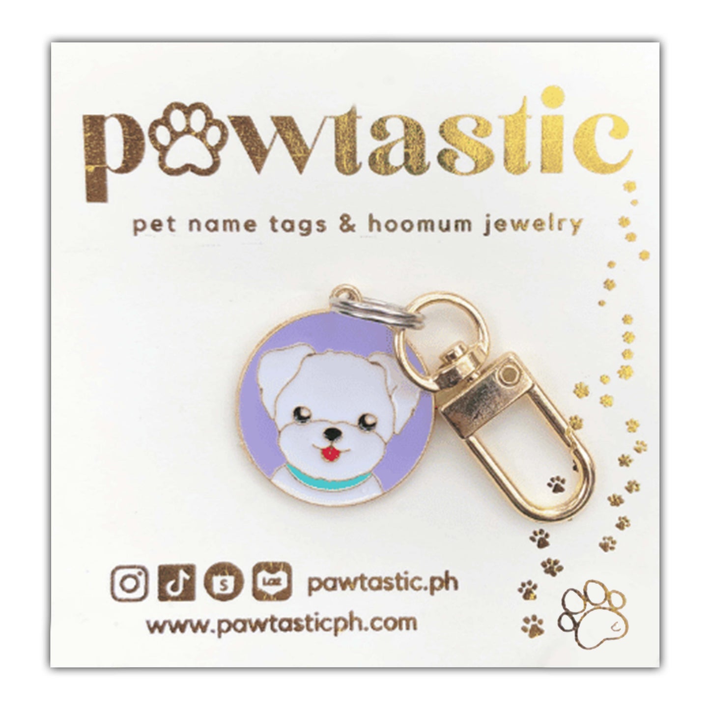 Pawtastic Keychain