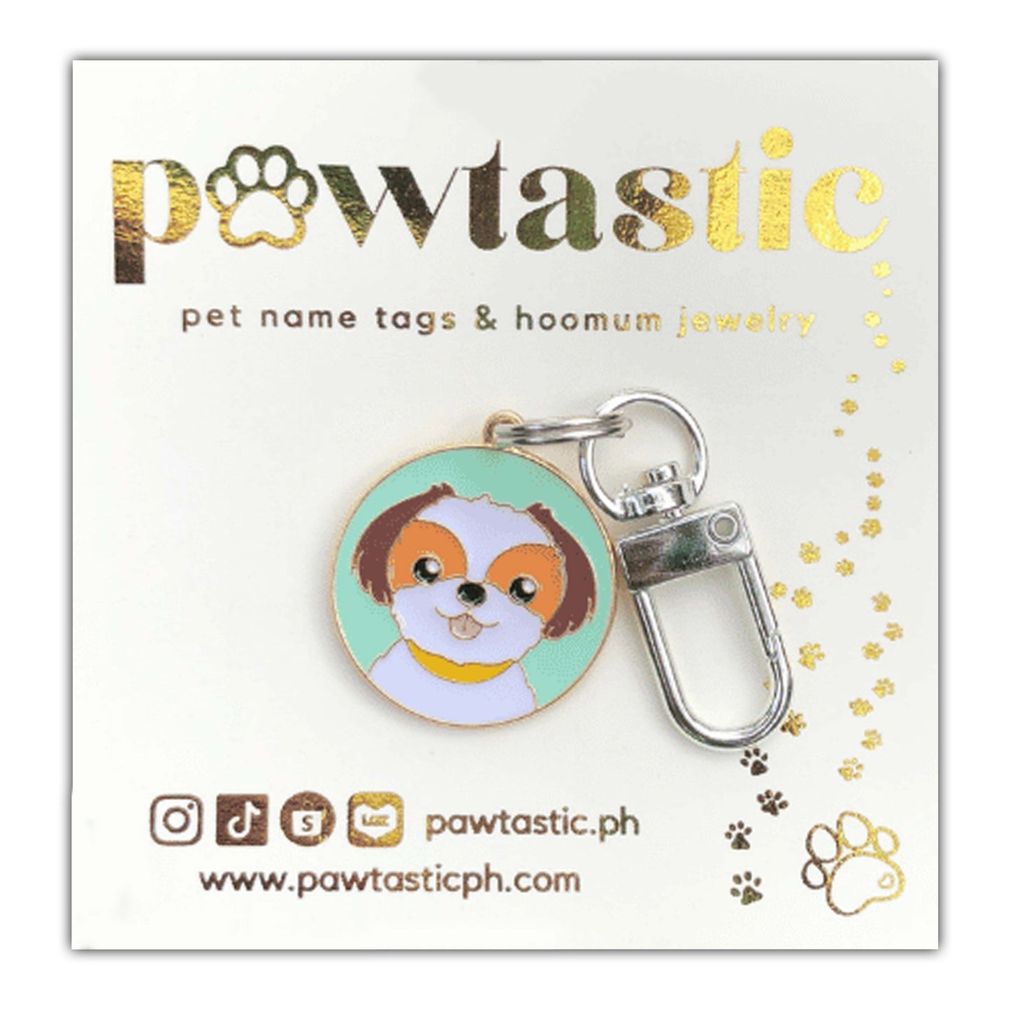 Pawtastic Keychain