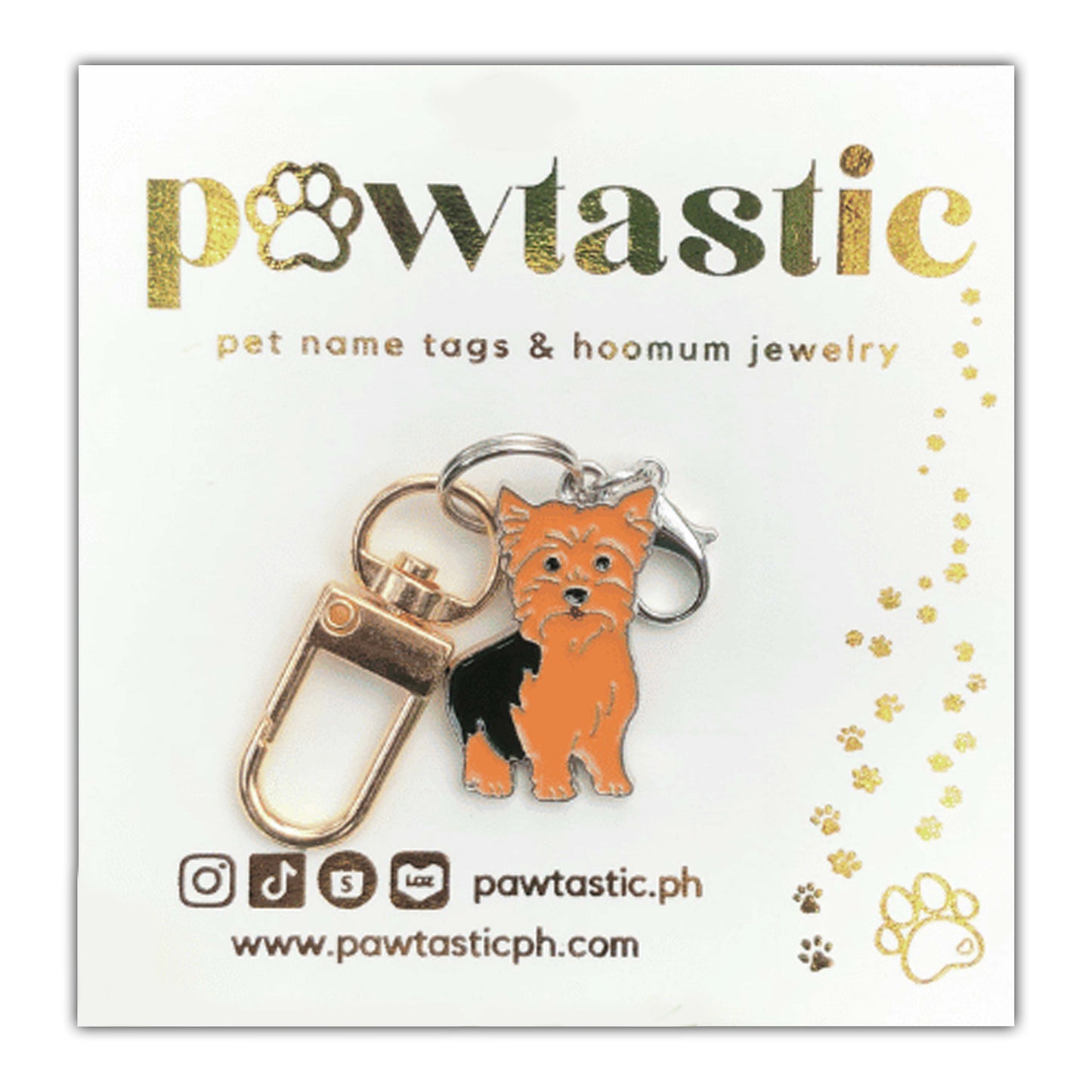 Pawtastic Keychain