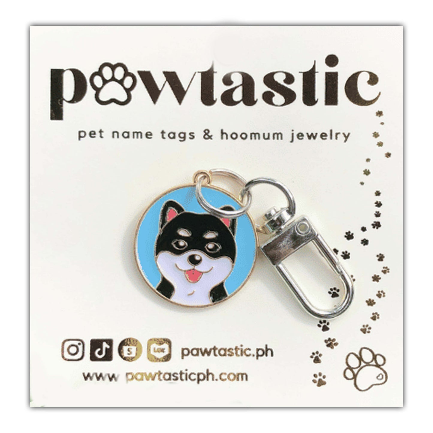 Pawtastic Keychain