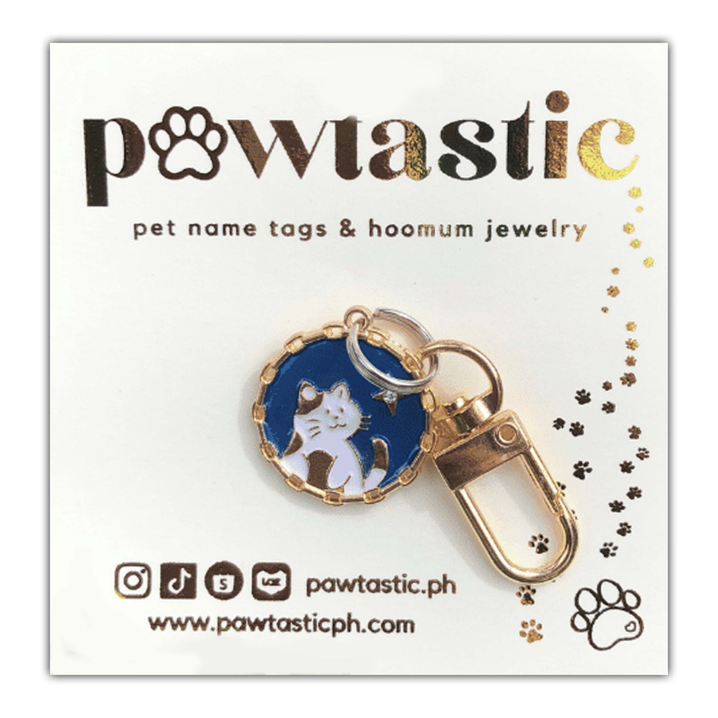 Pawtastic Keychain