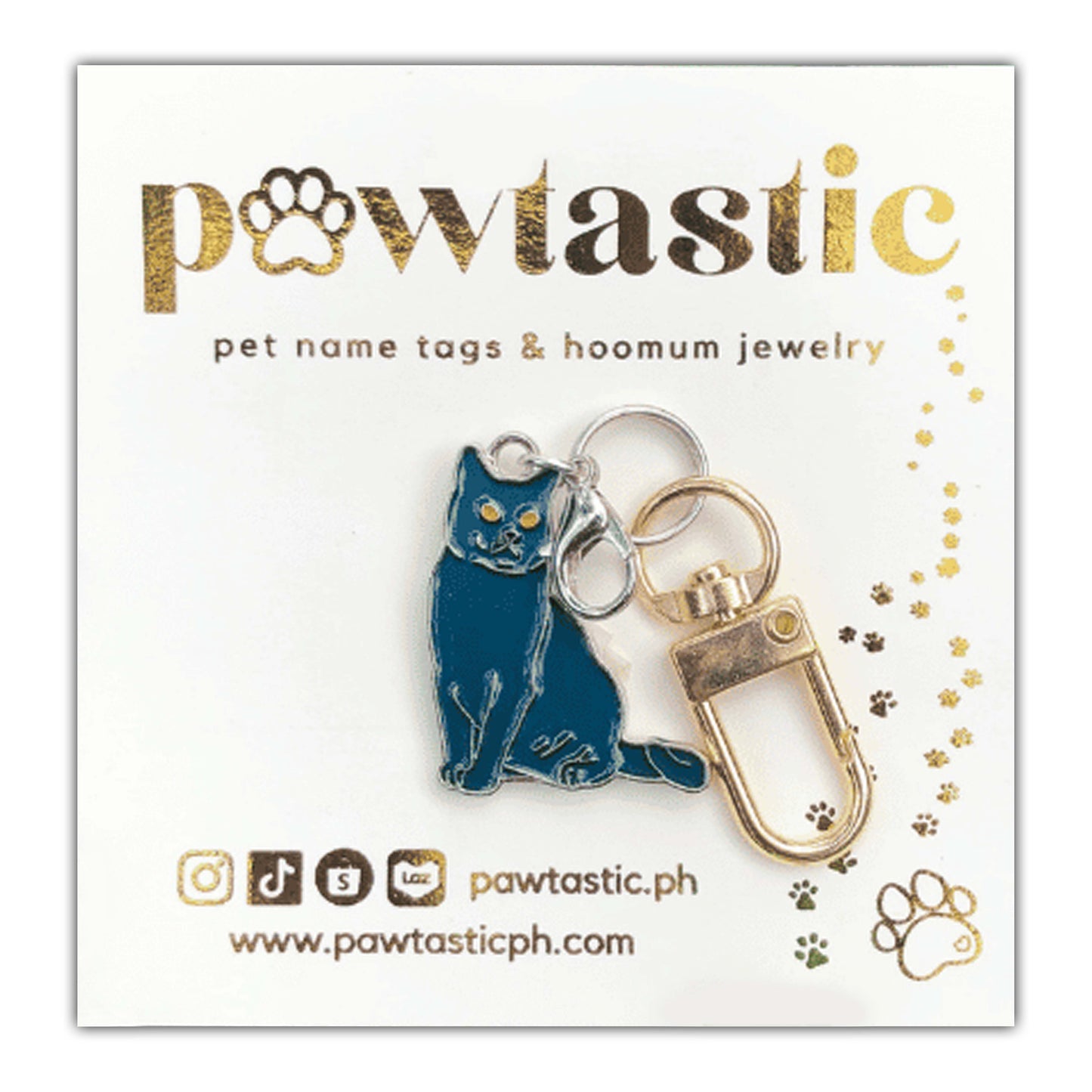 Pawtastic Keychain