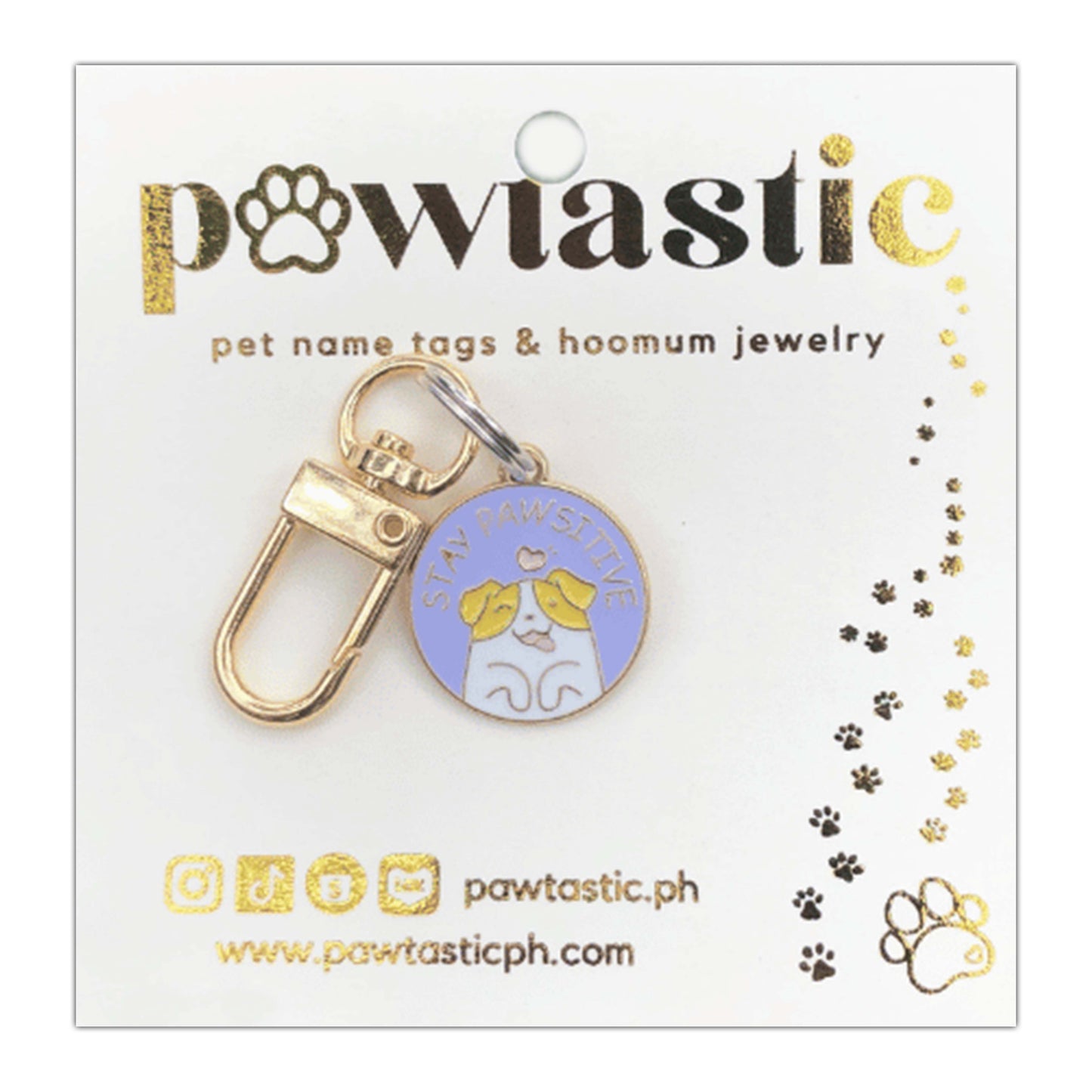 Pawtastic Keychain