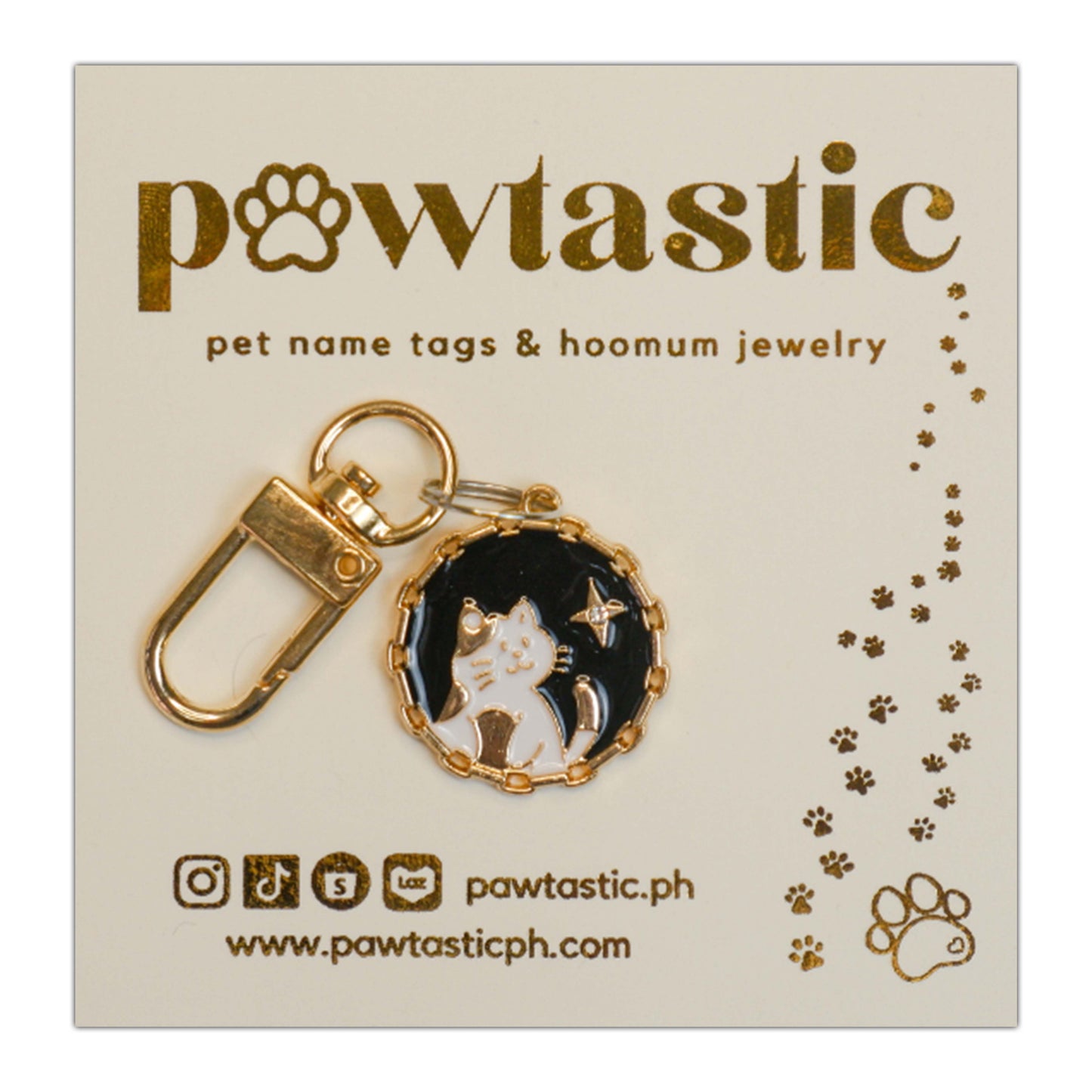 Pawtastic Keychain