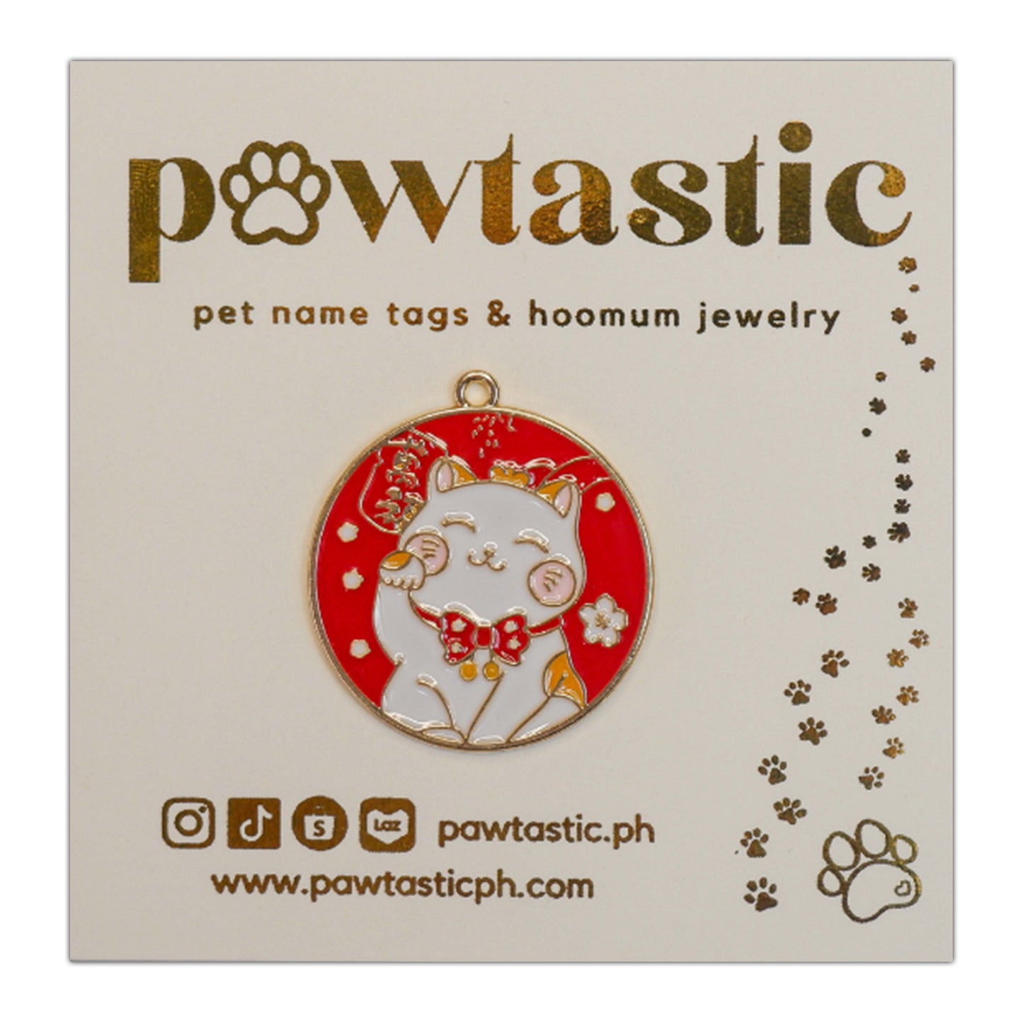 Pawtastic Keychain