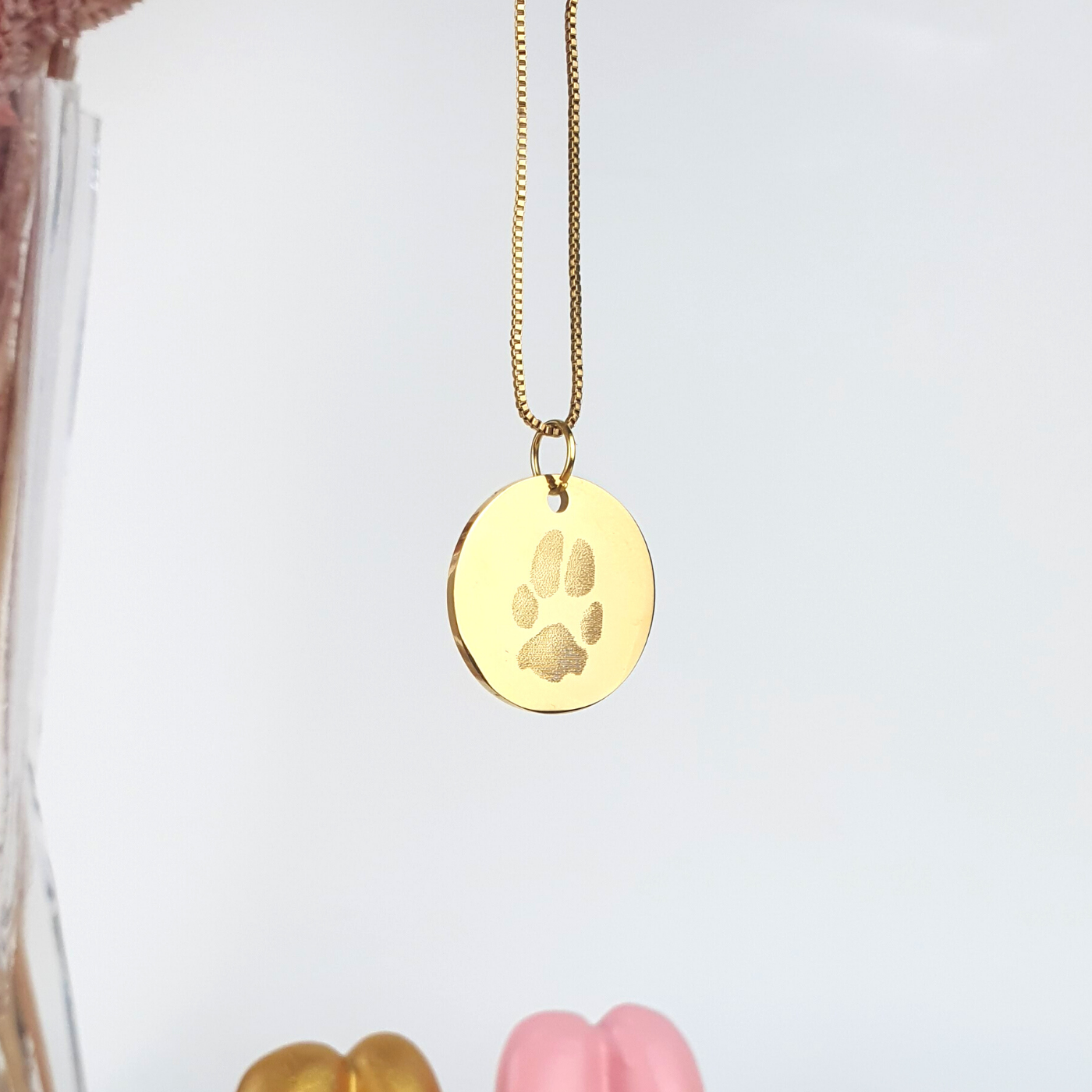 Amore Duo Paw Necklace