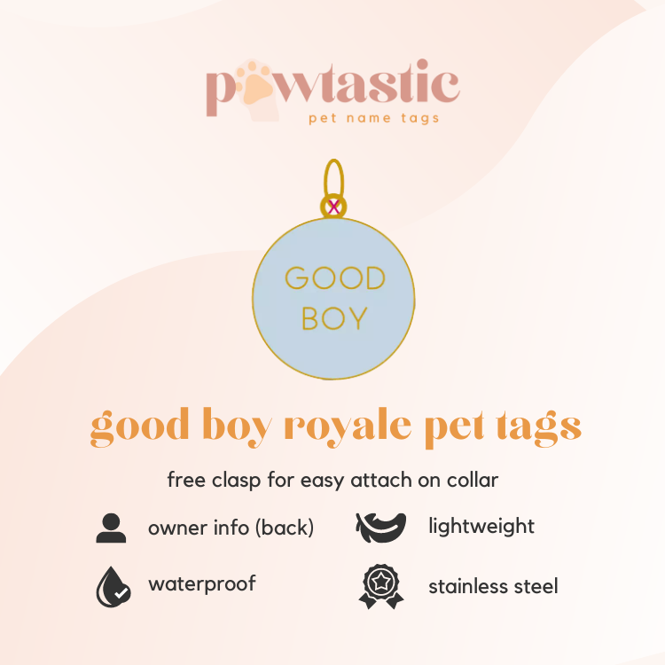 Good Boy Royale Pet Tags