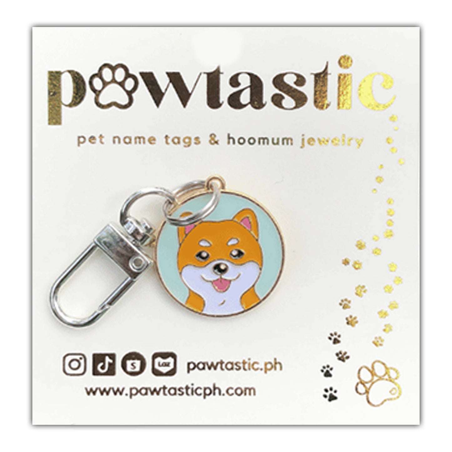 Pawtastic Keychain