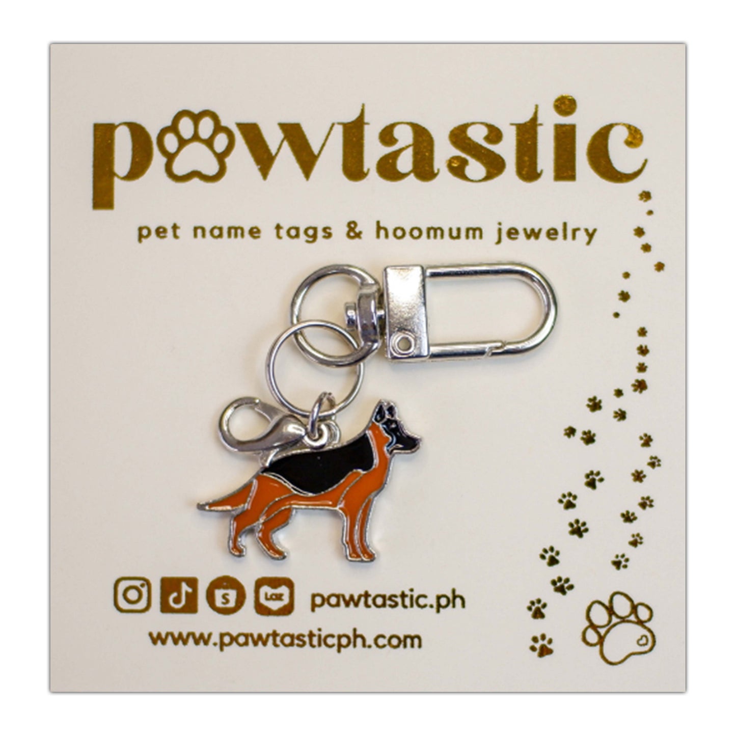 Pawtastic Keychain