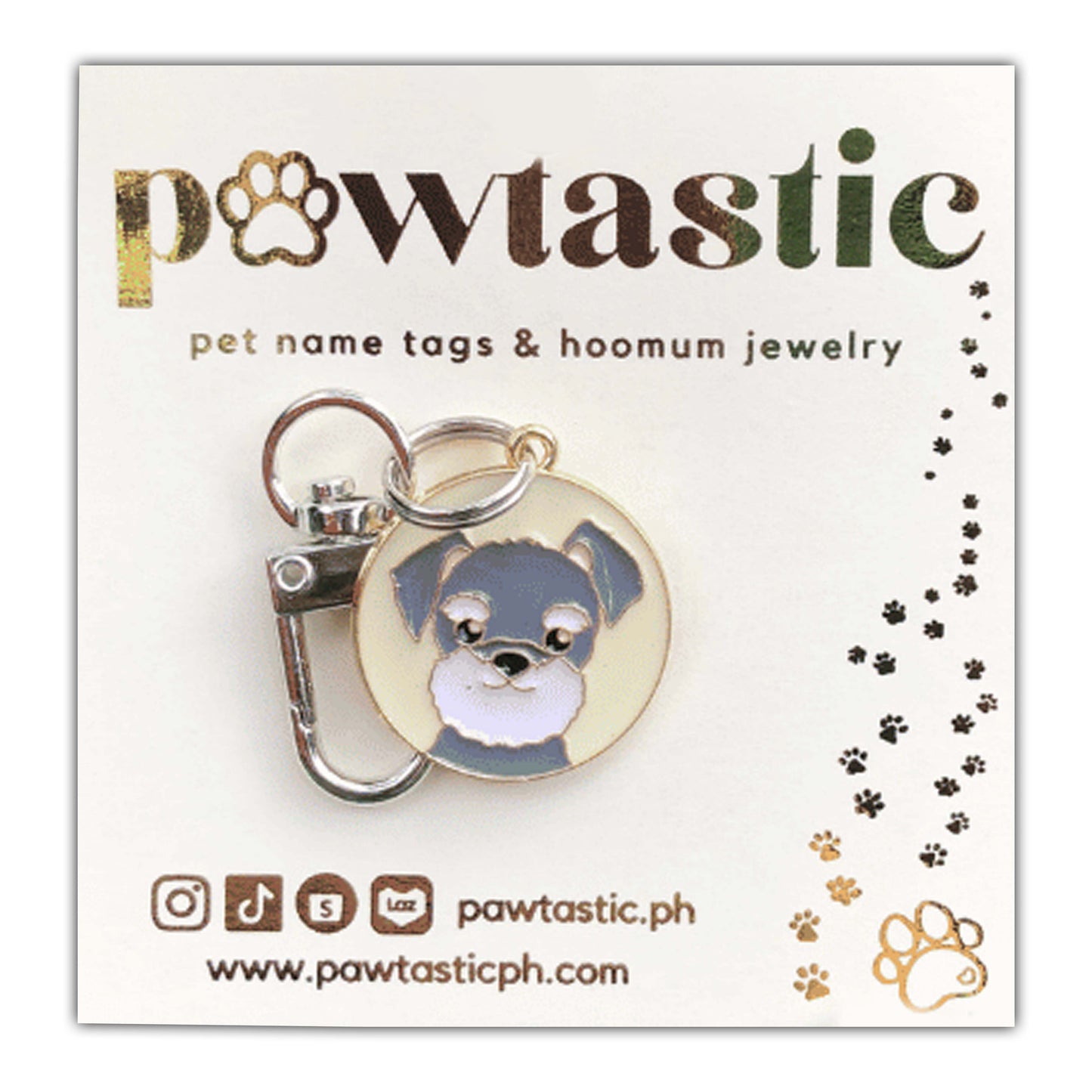 Pawtastic Keychain