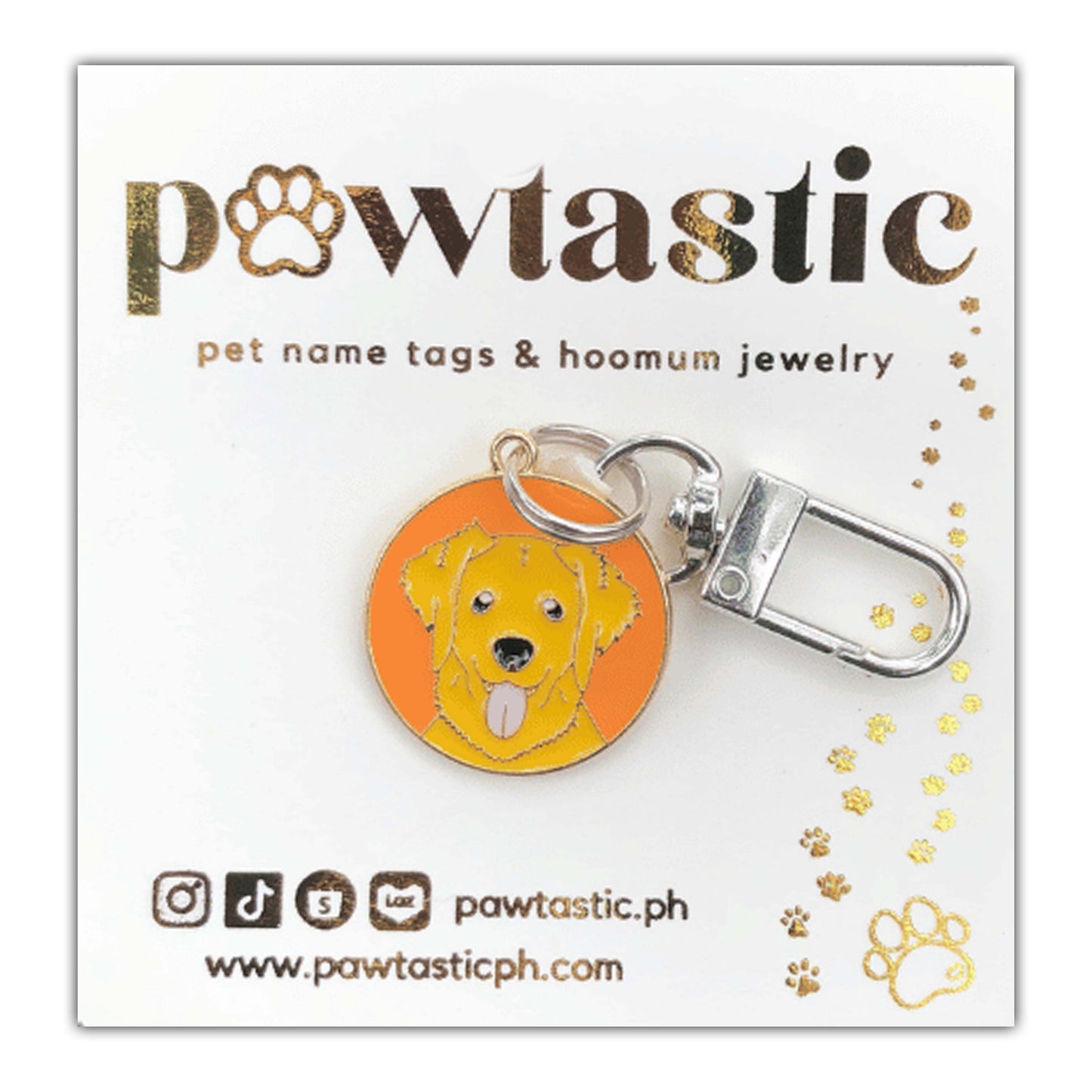 Pawtastic Keychain