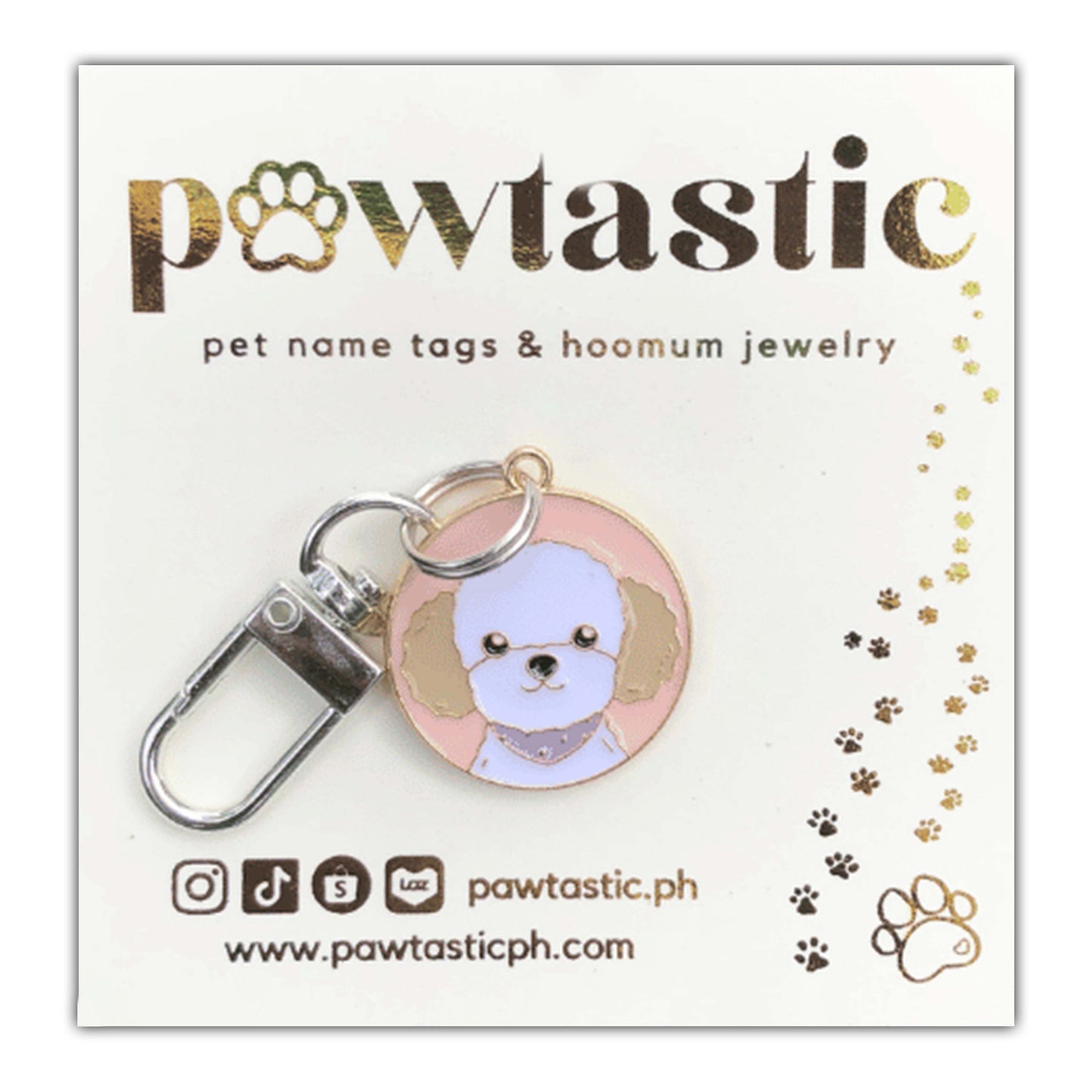 Pawtastic Keychain