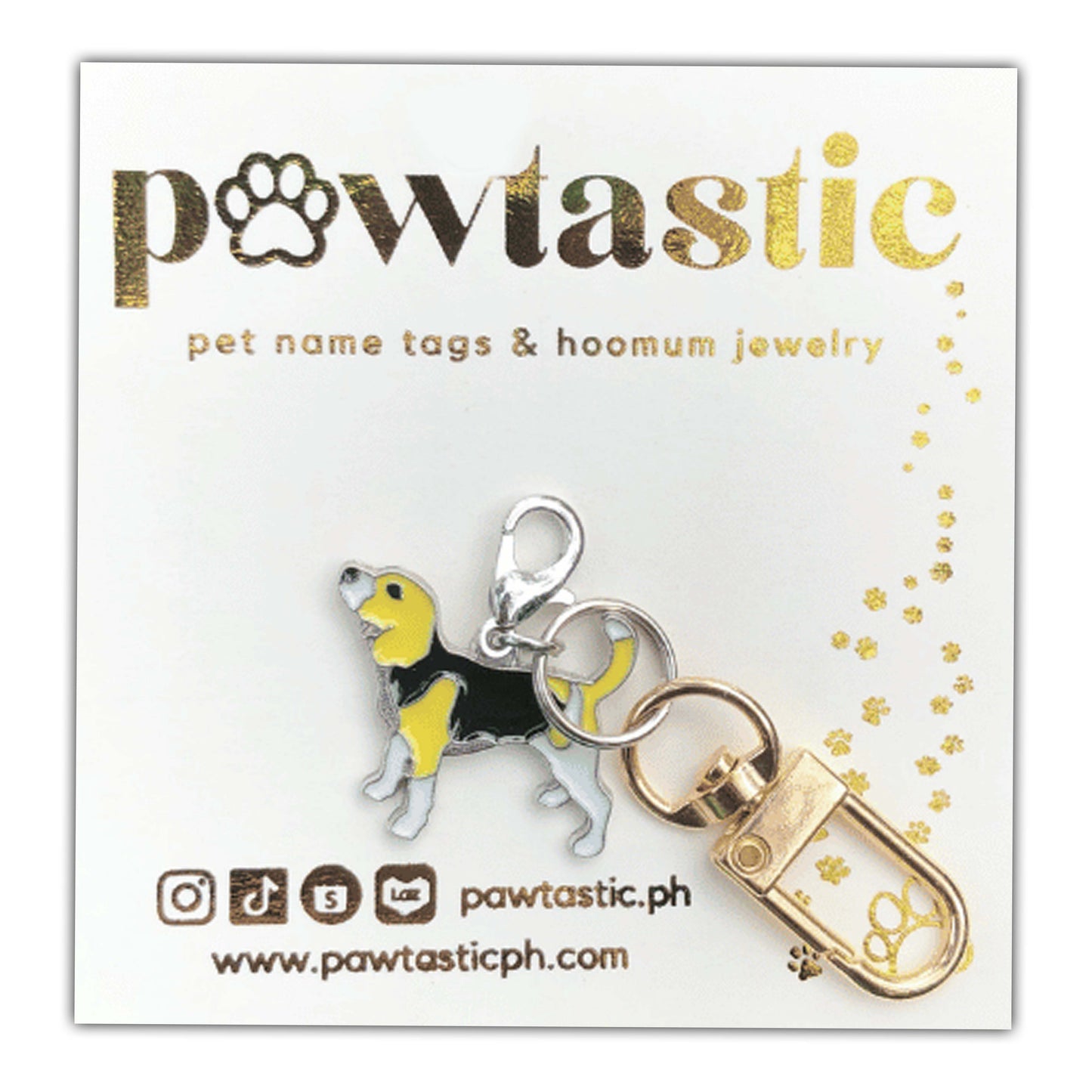 Pawtastic Keychain