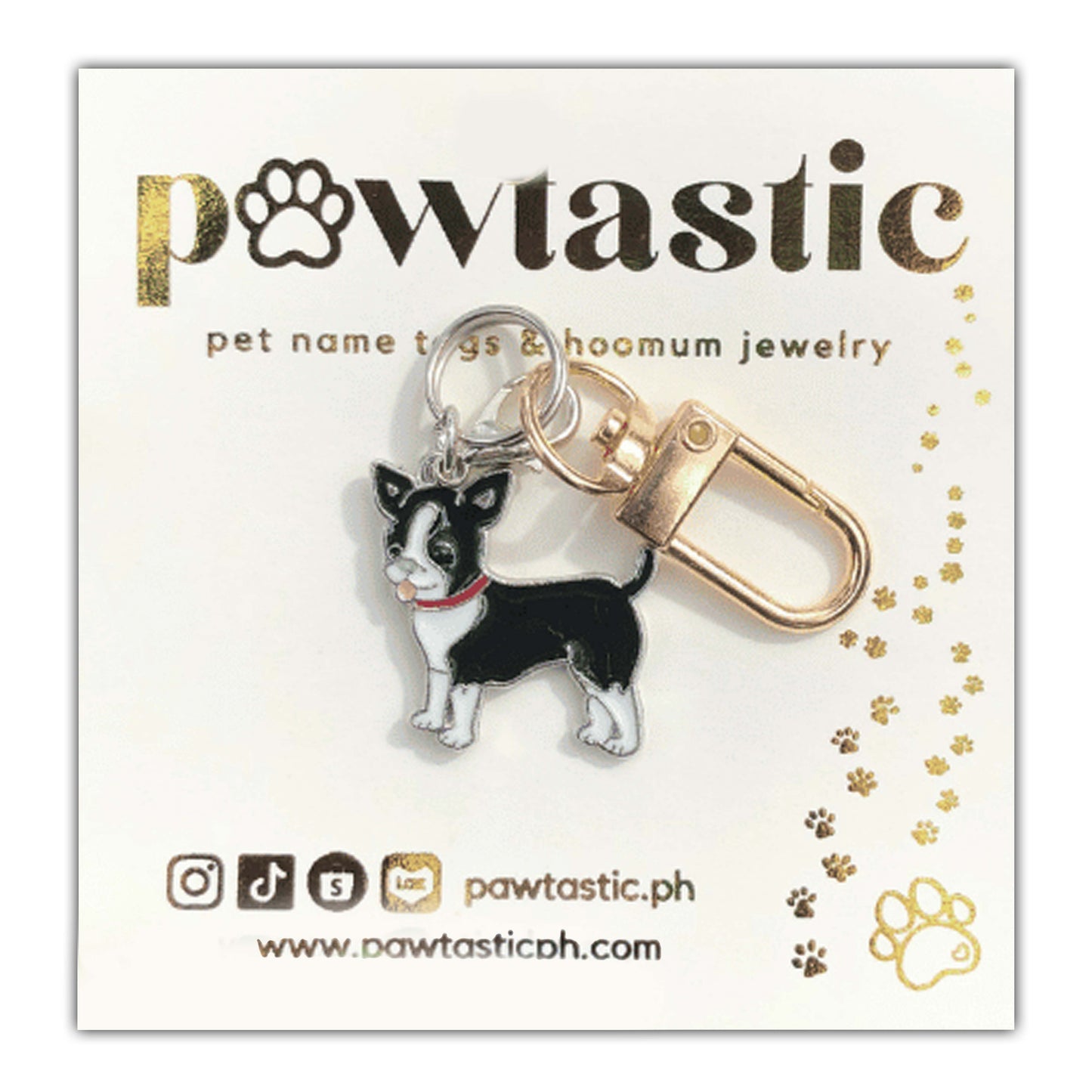 Pawtastic Keychain