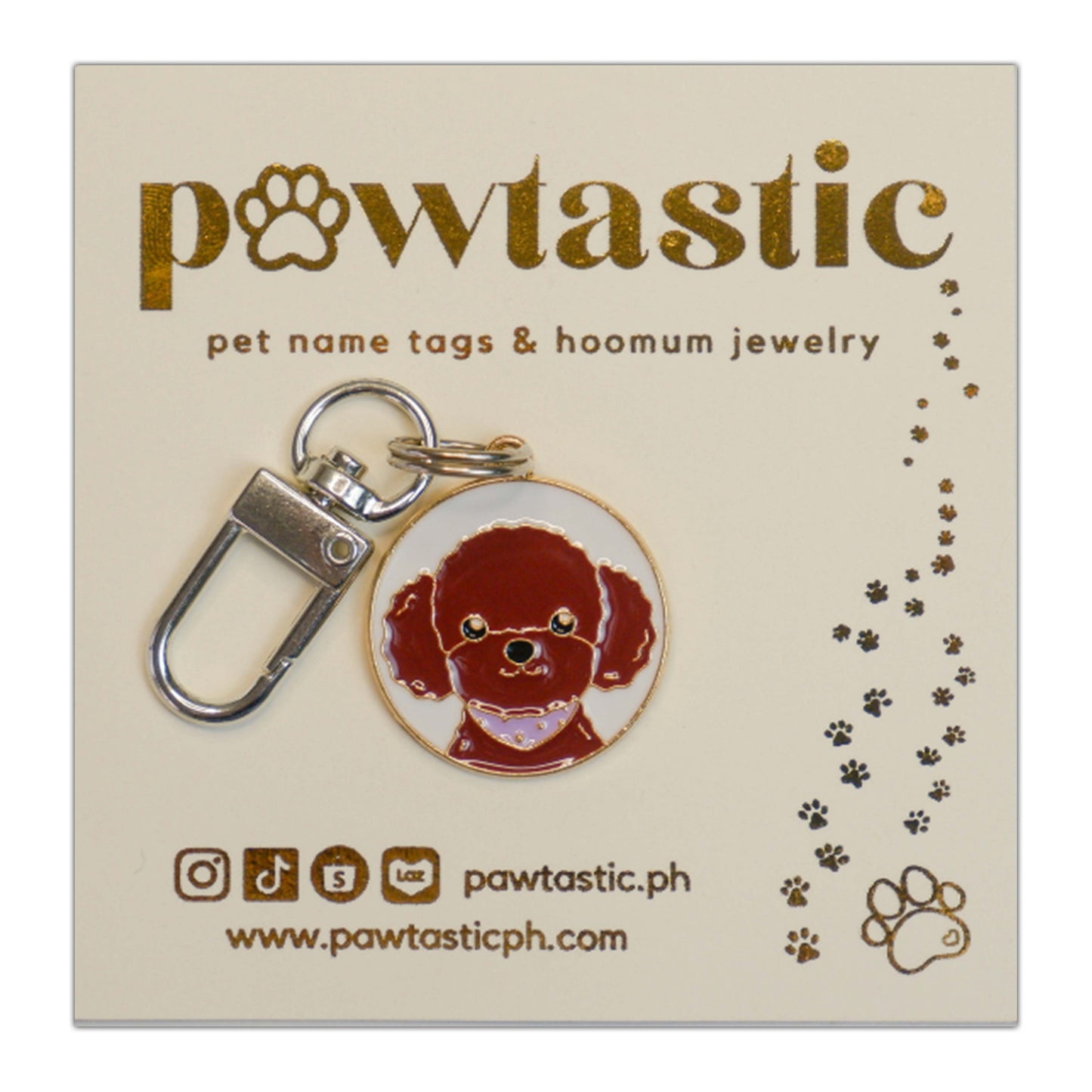 Pawtastic Keychain